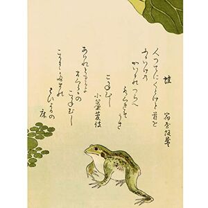 Artery8 Kitagawa Utamaro Frog Japanese Painting Art Print Canvas Premium Wall Decor Poster Mural Artery8 Kitagawa Utamaro Frog Japanese Painting Art Print Canvas Premium Wall Decor Poster Mural