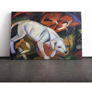 Big Box Art Canvas Print Wall Art Franz Marc Dog, Cat and Fox Mounted and Stretched Box Frame Picture Home Decor for Kitchen, Living, Dining Room, Bedroom, Hallway, Multi-Colour, 30x20 Inch Big Box Art Canvas Print Wall Art Franz Marc Dog, Cat and Fox Mounted and Stretched Box Frame Picture Home Decor for Kitchen, Living, Dining Room, Bedroom, Hallway, Multi-Colour, 30x20 Inch