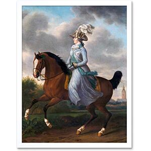 Artery8 Haag Wilhelmina Horse Equestrian Portrait Painting Art Print Framed Poster Wall Decor 12x16 inch Artery8 Haag Wilhelmina Horse Equestrian Portrait Painting Art Print Framed Poster Wall Decor 12x16 inch