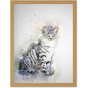 Fine Art Prints Cat Kitten Pet Illustration Large Framed Art Print Poster Wall Decor 18x24 inch Fine Art Prints Cat Kitten Pet Illustration Large Framed Art Print Poster Wall Decor 18x24 inch
