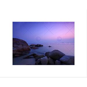 Wee Blue Coo SEASCAPE HONG KONG ROCKS OCEAN SEA SUNSET DUSK PURPLE FRAMED ART PRINT B12X12013 Wee Blue Coo SEASCAPE HONG KONG ROCKS OCEAN SEA SUNSET DUSK PURPLE FRAMED ART PRINT B12X12013