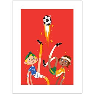 Wee Blue Coo Football Soccer Friends Art Print Canvas Premium Wall Decor Poster Wee Blue Coo Football Soccer Friends Art Print Canvas Premium Wall Decor Poster