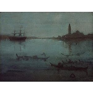 Fine Art Prints Whistler Nocturne In Blue And Silver The Lagoon Venice Unframed Wall Art Print Poster Home Decor Premium Fine Art Prints Whistler Nocturne In Blue And Silver The Lagoon Venice Unframed Wall Art Print Poster Home Decor Premium