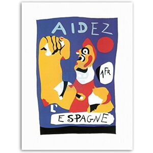 Wee Blue Coo Help Spain Spanish Civil Miro Aid Poster Vintage Military Canvas Art Prints Wee Blue Coo Help Spain Spanish Civil Miro Aid Poster Vintage Military Canvas Art Prints