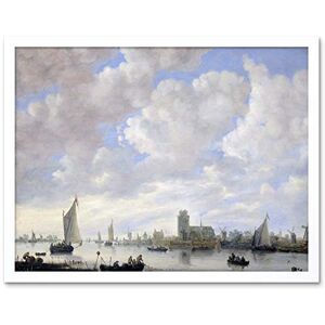 Artery8 Van Diest View Merwede Ships Seascape Painting Art Print Framed Poster Wall Decor 12x16 inch Artery8 Van Diest View Merwede Ships Seascape Painting Art Print Framed Poster Wall Decor 12x16 inch