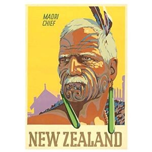 Wee Blue Coo New Zealand Maori Chief Tattoo Native Feather Picture Wall Art Print Wee Blue Coo New Zealand Maori Chief Tattoo Native Feather Picture Wall Art Print