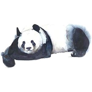 Wee Blue Coo Panda Resting Watercolour Art Print Poster Wall Decor 12X16 Inch Wee Blue Coo Panda Resting Watercolour Art Print Poster Wall Decor 12X16 Inch
