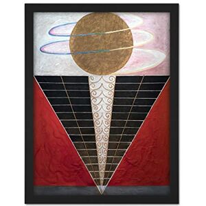 Artery8 Hilma Af Klint Group X No 2 Altarpiece Abstract Artwork Framed Wall Art Print 18X24 Inch Artery8 Hilma Af Klint Group X No 2 Altarpiece Abstract Artwork Framed Wall Art Print 18X24 Inch