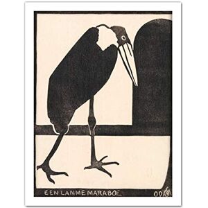 Artery8 Samuel Jessurun De Mesquita A Lame Marabou Artwork Framed Wall Art Print 18X24 Inch Artery8 Samuel Jessurun De Mesquita A Lame Marabou Artwork Framed Wall Art Print 18X24 Inch