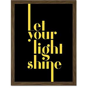 Wee Blue Coo Extended Yellow Let Your Light Shine Large Framed Art Print Poster Wall Decor 18x24 inch Wee Blue Coo Extended Yellow Let Your Light Shine Large Framed Art Print Poster Wall Decor 18x24 inch