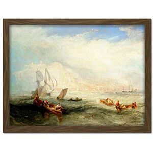 Fine Art Prints Turner Joseph Mallord William Line Fishing Off Hastings Large Framed Art Print Poster Wall Decor 18x24 Fine Art Prints Turner Joseph Mallord William Line Fishing Off Hastings Large Framed Art Print Poster Wall Decor 18x24