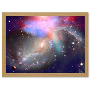 Artery8 Spiral Galaxy Deep Space Stars Nebula Cosmos Artwork Framed Wall Art Print A4 Artery8 Spiral Galaxy Deep Space Stars Nebula Cosmos Artwork Framed Wall Art Print A4