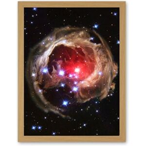 Artery8 Hubble Space Telescope Image Light Echo Illuminates Dust Spiral Around Red Supergiant Star V838 Monocerotis Explosion Artwork Framed Wall Art Print 18X24 Inch Artery8 Hubble Space Telescope Image Light Echo Illuminates Dust Spiral Around Red Supergiant Star V838 Monocerotis Explosion Artwork Framed Wall Art Print 18X24 Inch