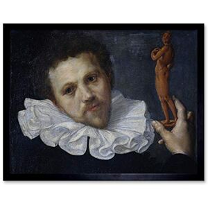 Artery8 Cornelis Ketel Portrait Paul Van Vianen Painting Art Print Framed Poster Wall Decor 12x16 inch Artery8 Cornelis Ketel Portrait Paul Van Vianen Painting Art Print Framed Poster Wall Decor 12x16 inch