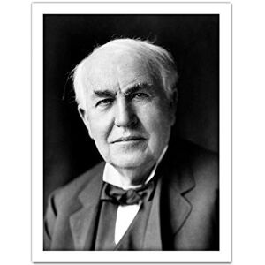 Fine Art Prints Portrait Inventor Thomas Alva Edison Old Photo Artwork Framed Wall Art Print 18X24 Inch Fine Art Prints Portrait Inventor Thomas Alva Edison Old Photo Artwork Framed Wall Art Print 18X24 Inch