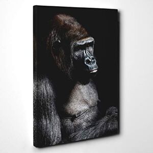 Big Box Art Canvas Print Wall Art Silverback Gorilla Mounted and Stretched Box Frame Picture Home Decor for Kitchen, Living, Dining Room, Bedroom, Hallway, Multi-Colour, 24x16 Inch Big Box Art Canvas Print Wall Art Silverback Gorilla Mounted and Stretched Box Frame Picture Home Decor for Kitchen, Living, Dining Room, Bedroom, Hallway, Multi-Colour, 24x16 Inch