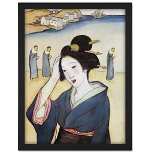 Artery8 Takehisa Scenes At Nagasaki Dejima Painting Artwork Framed Wall Art Print 18X24 Inch Artery8 Takehisa Scenes At Nagasaki Dejima Painting Artwork Framed Wall Art Print 18X24 Inch