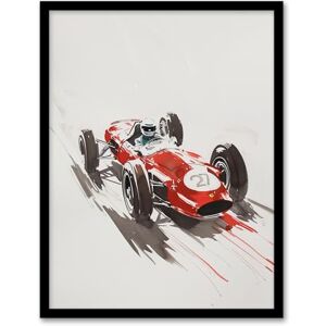 Artery8 Vintage Automobile Race Car Sport Watercolour Man Cave Artwork Framed Wall Art Print 18X24 Inch Artery8 Vintage Automobile Race Car Sport Watercolour Man Cave Artwork Framed Wall Art Print 18X24 Inch