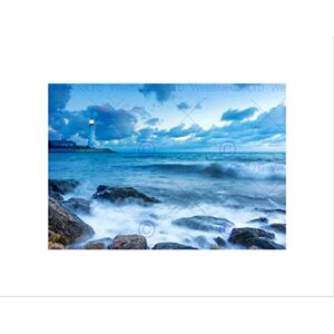 Wee Blue Coo Photo Seascape Lighthouse Stormy Weather Wave Wall Art Print Wee Blue Coo Photo Seascape Lighthouse Stormy Weather Wave Wall Art Print