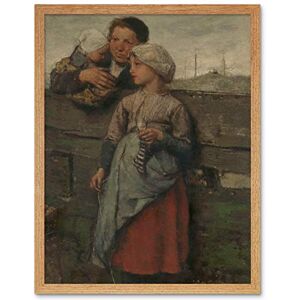 Artery8 Jacob Maris Villagers Child Infant Painting Art Print Framed Poster Wall Decor 12x16 inch Artery8 Jacob Maris Villagers Child Infant Painting Art Print Framed Poster Wall Decor 12x16 inch
