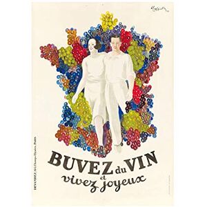 Wee Blue Coo Ad Drink Alcohol Wine Live Happy Grape Map France Wall Art Print Wee Blue Coo Ad Drink Alcohol Wine Live Happy Grape Map France Wall Art Print