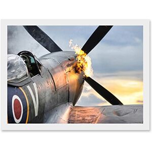 Artery8 Taylor Military UK RAF Spitfire TE311 Fighter Plane Photo Artwork Framed Wall Art Print A4 Artery8 Taylor Military UK RAF Spitfire TE311 Fighter Plane Photo Artwork Framed Wall Art Print A4