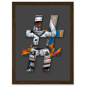 Wee Blue Coo Symbol # Hashtag Pound Sign Bright Astronaut Decorative Graffiti Mural Alphabet Initial Stencil Artwork Framed Wall Art Print A4 Wee Blue Coo Symbol # Hashtag Pound Sign Bright Astronaut Decorative Graffiti Mural Alphabet Initial Stencil Artwork Framed Wall Art Print A4