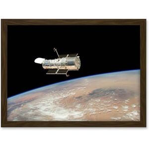 Artery8 Hubble Space Telescope Image The Hubble's Final Release Over Earth By Space Shuttle Atlantis Crew In 2009 Servicing Mission 4 Artwork Framed A3 Wall Art Print Artery8 Hubble Space Telescope Image The Hubble's Final Release Over Earth By Space Shuttle Atlantis Crew In 2009 Servicing Mission 4 Artwork Framed A3 Wall Art Print