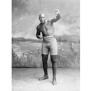 Wee Blue Coo Vintage Jack Johnson Boxer Champion World Fist Art Print Poster Wall Decor 12X16 Inch Wee Blue Coo Vintage Jack Johnson Boxer Champion World Fist Art Print Poster Wall Decor 12X16 Inch