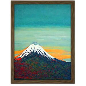 Doppelganger33 LTD Mount Fuji Volcano Peak At Sunrise Artwork Framed Wall Art Print 18X24 Inch Doppelganger33 LTD Mount Fuji Volcano Peak At Sunrise Artwork Framed Wall Art Print 18X24 Inch