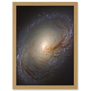 Artery8 Hubble Space Telescope Image NGC 3368 Orange Blue Galaxy Also Known As Messier 96 Starbirth Occurring Along Dark Dust Gas Filaments Spiral Arms Artwork Framed A3 Wall Art Print Artery8 Hubble Space Telescope Image NGC 3368 Orange Blue Galaxy Also Known As Messier 96 Starbirth Occurring Along Dark Dust Gas Filaments Spiral Arms Artwork Framed A3 Wall Art Print