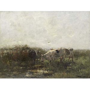Artery8 Willem Maris Cows Pasture Painting Premium Wall Art Canvas Print 18X24 Inch Artery8 Willem Maris Cows Pasture Painting Premium Wall Art Canvas Print 18X24 Inch