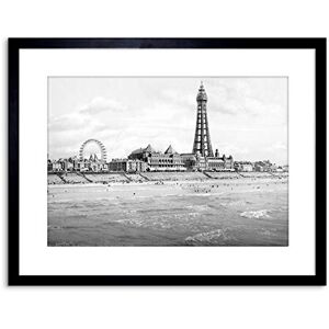 Wee Blue Coo VINTAGE PHOTO BLACKPOOL FROM NORTH PIER TWO FRAMED PRINT F97X2832 Wee Blue Coo VINTAGE PHOTO BLACKPOOL FROM NORTH PIER TWO FRAMED PRINT F97X2832