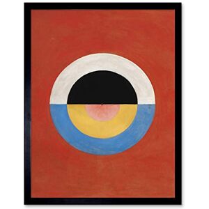 Wee Blue Coo Hilma Af Klint Svanen Abstract Circles Art Print Framed Poster Wall Decor 12x16 inch Wee Blue Coo Hilma Af Klint Svanen Abstract Circles Art Print Framed Poster Wall Decor 12x16 inch