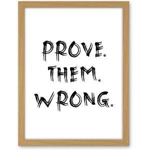 Artery8 Prove Them Wrong Inspirational Positive Motivational Gym Workout Living Room Aesthetic Artwork Framed Wall Art Print 18X24 Inch Artery8 Prove Them Wrong Inspirational Positive Motivational Gym Workout Living Room Aesthetic Artwork Framed Wall Art Print 18X24 Inch