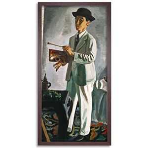 Fine Art Prints Koide Narashige Self Portrait With A Hat Painting Long Framed Art Print Wall Poster 25x12 inch Fine Art Prints Koide Narashige Self Portrait With A Hat Painting Long Framed Art Print Wall Poster 25x12 inch