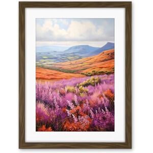 Artery8 Scottish Heather Fields Oil Painting Purple Orange Blue Scotland Countryside Landscape Artwork Framed Wall Art Print 18X24 Inch Artery8 Scottish Heather Fields Oil Painting Purple Orange Blue Scotland Countryside Landscape Artwork Framed Wall Art Print 18X24 Inch