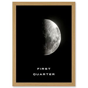 Artery8 - Phases of the Moon - A4 - Framed Poster Artery8 - Phases of the Moon - A4 - Framed Poster