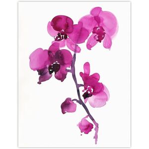 Artery8 Elegant Pink Orchid Abstract Floral Watercolour Living Room Extra Large XL Wall Art Poster Print Artery8 Elegant Pink Orchid Abstract Floral Watercolour Living Room Extra Large XL Wall Art Poster Print