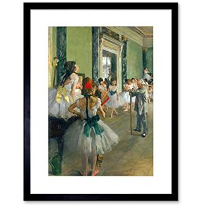 Wee Blue Coo Edgar Degas Ballet Class Old Master Picture Framed Wall Art Print Wee Blue Coo Edgar Degas Ballet Class Old Master Picture Framed Wall Art Print