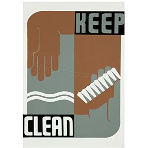Wee Blue Coo Vintage Ad Health Hygiene Keep Clean USA Wall Art Print Wee Blue Coo Vintage Ad Health Hygiene Keep Clean USA Wall Art Print