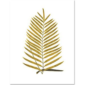 Wee Blue Coo Botanics Gold And Grey Fern Large White Framed Art Print Wall Poster 18x24 inch Wee Blue Coo Botanics Gold And Grey Fern Large White Framed Art Print Wall Poster 18x24 inch