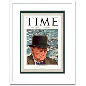 Wee Blue Coo Magazine 1941 Winston Churchill Man Year Time Framed Wall Art Print Wee Blue Coo Magazine 1941 Winston Churchill Man Year Time Framed Wall Art Print