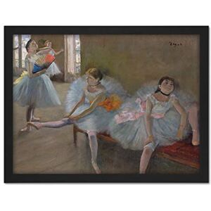 Artery8 Edgar Degas Dancers In The Classroom C1880 Painting Artwork Framed Wall Art Print 18X24 Inch Artery8 Edgar Degas Dancers In The Classroom C1880 Painting Artwork Framed Wall Art Print 18X24 Inch