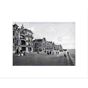Wee Blue Coo The Embankment Ostend Belgium Vintage History Old BW Wall Art Print Wee Blue Coo The Embankment Ostend Belgium Vintage History Old BW Wall Art Print