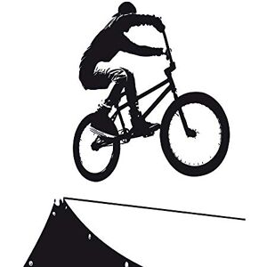 Wee Blue Coo Painting Sport Bmx Bike Bicycle Jump Air Ramp Black White Art Print Poster Wall Decor 12X16 Inch Wee Blue Coo Painting Sport Bmx Bike Bicycle Jump Air Ramp Black White Art Print Poster Wall Decor 12X16 Inch