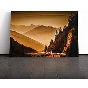 Big Box Art Canvas Print Wall Art Arlberg Pass Forest Mountain Landscape Mounted & Stretched Box Frame Picture Home Decor for Kitchen, Living Room, Bedroom, Hallway, Multi-Colour, 20x14 Inch Big Box Art Canvas Print Wall Art Arlberg Pass Forest Mountain Landscape Mounted & Stretched Box Frame Picture Home Decor for Kitchen, Living Room, Bedroom, Hallway, Multi-Colour, 20x14 Inch