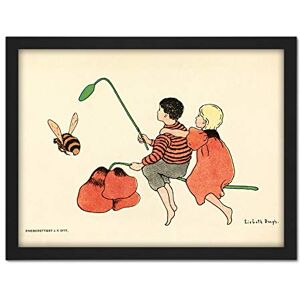Fine Art Prints Bergh Children Bee Poppy Design Book Illustration Artwork Framed Wall Art Print 18X24 Inch Fine Art Prints Bergh Children Bee Poppy Design Book Illustration Artwork Framed Wall Art Print 18X24 Inch