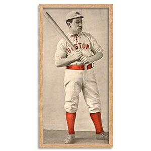 Wee Blue Coo Hugh Duffy Boston Baseball Long Panel Framed Wall Art Print Wee Blue Coo Hugh Duffy Boston Baseball Long Panel Framed Wall Art Print