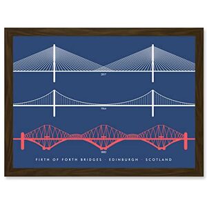 Wee Blue Coo Firth Forth Bridges Edinburgh Scotland Queensferry Artwork Framed Wall Art Print A4 Wee Blue Coo Firth Forth Bridges Edinburgh Scotland Queensferry Artwork Framed Wall Art Print A4